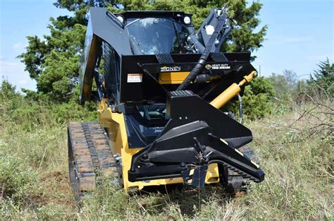 tree removal attachment for skid steer|skid steer mounted tree shear.